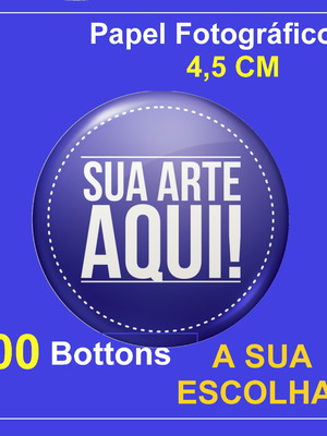 Botons button bottons broche personalizado 400 un tam 4,5cm