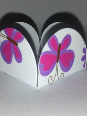 Forminha para docinho linha estampada jardim floral