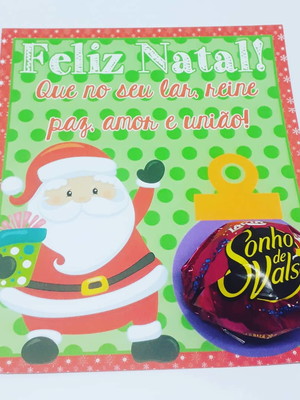 Cartão de natal personalizado