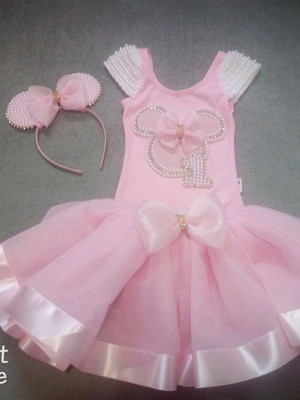 Bory e saia tutu minnie