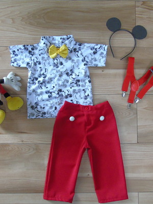 Fantasia mickey, roupa mickey, camisa mickey calça