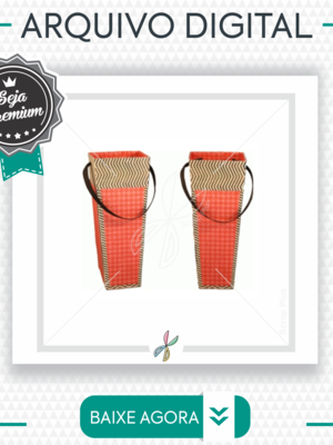 Ref:st05-211-arquivo de corte - saco de favor angular 3d
