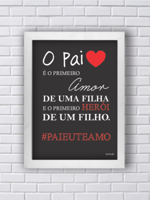 Quadro m. o pai frete grátis