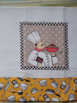 Pano de prato chef