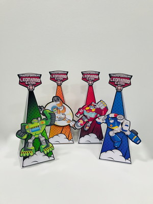 Cone transformers rescue bots - caixa triangular - g
