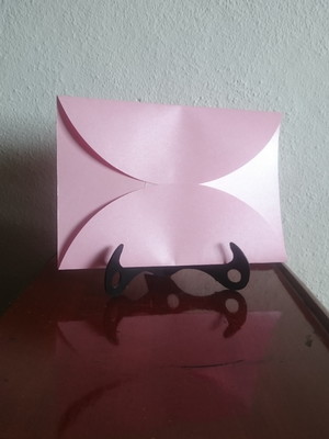 Envelope para convite perolizado ( 21x14,5)- rosa claro