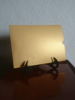 Envelope para convite perolizado - ouro vivo (20x14)