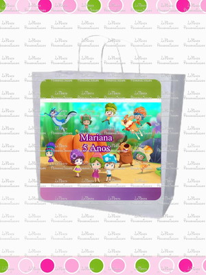 Rótulo para sacolinha adesiva lilybuds