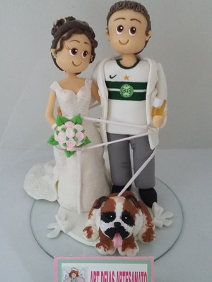 Topo de bolo casamento
