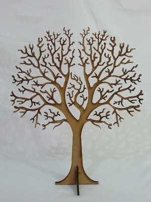 Árvore para ornamentação em mdf 60cm altura