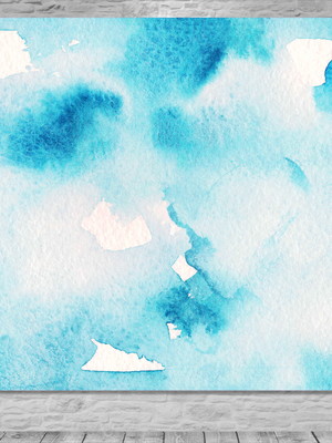Painel aquarela abstrato
