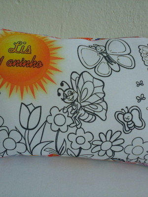 Almofada colorir vingadores 27x18 com 30 unidades