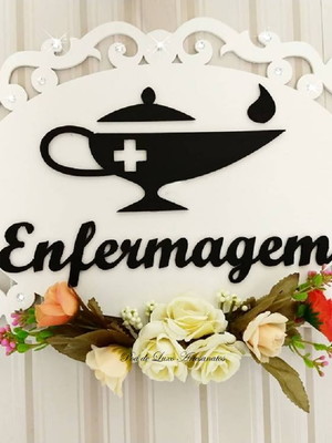 Plaquinha porta enfermagem