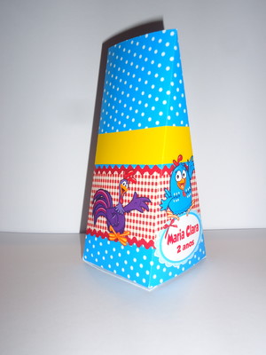 Cone triangular,galinha pintadinha