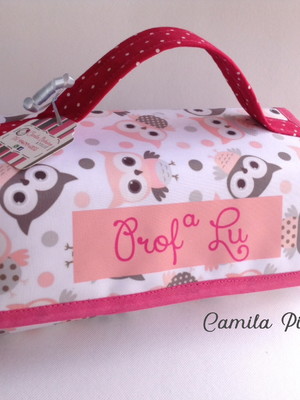 Necessaire estojo com 4 divisórias