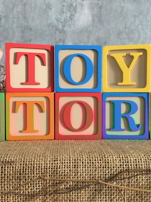 Cubos com nome 6x6cm toy story