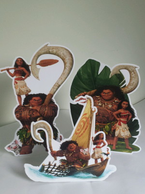 Kit 03 totens de mesa moana