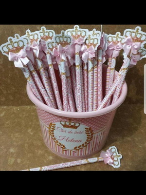50lapis personalizados princesa