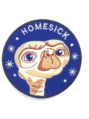 Patch bordado termocolante et homesick