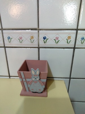 Cachepots com coelhinho