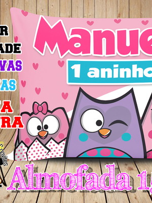Almofada bubu e as corujinhas