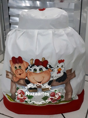 Capa para botijão turminha country