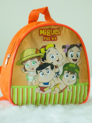 Bolsinha personalizada mochilinha