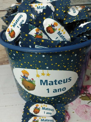 Balde com 100 balas o pequeno príncipe