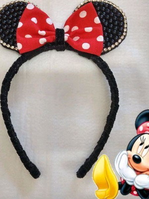 Tiara minnie vermelha