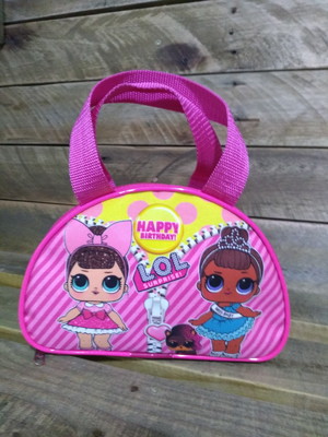 Bolsa meia-lua m (verniz) lol