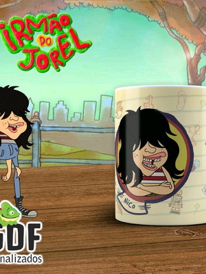 Caneca porcelana irmão do jorel - nico
