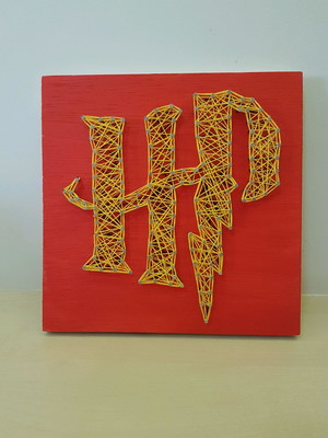 String art - harry potter