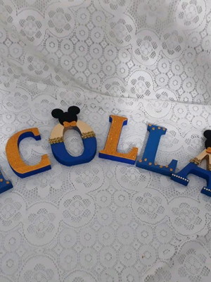 Letras decoradas