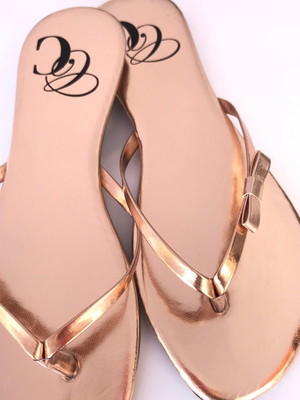 Rasteirinha personalizada - fest bronze