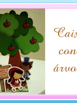Caixa pirâmide árvore