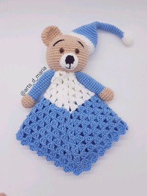 Naninha urso - amigurumi