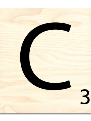 Letras para parede em madeira palavras cruzadas letra c
