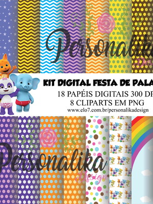Kit digital festa de palavras