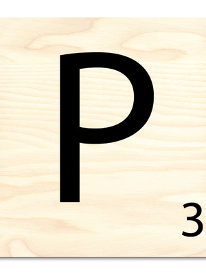 Letras para parede em madeira palavras cruzadas letra p