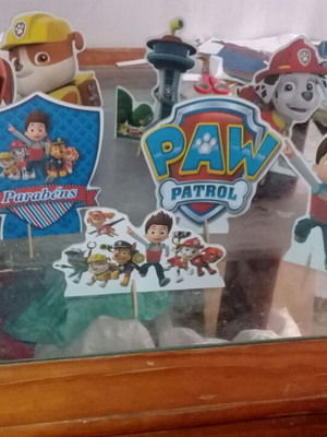 Patrulha caninna display em mdf de 3 mm