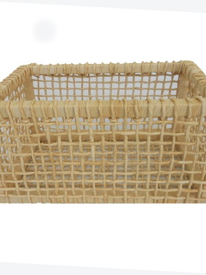 Cesto caixote palha milho nt 28x20x15