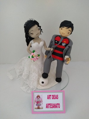 Topo de bolo casamento