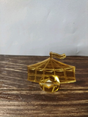 Aplique tenda circo c/base acrílico espelhado (cada desenho)
