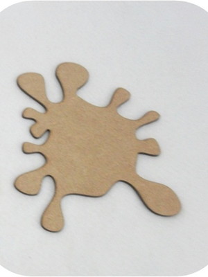 V3356 - espirro de tinta em mdf cru