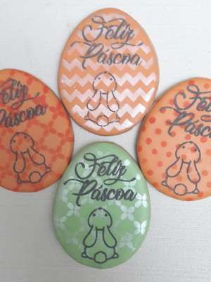 Biscoito decorado páscoa