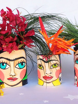 Frida kahlo | kit com 3 latas