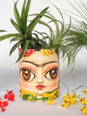 Frida kahlo | kit com 3 latas