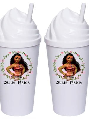 Moana - copo personalizado - lembrancinha de festa infantil