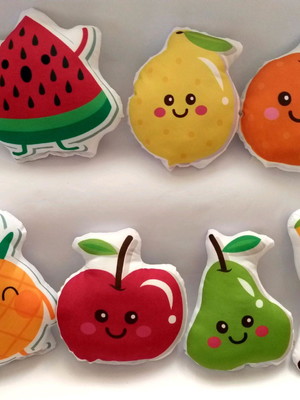 Mini almofada frutinhas