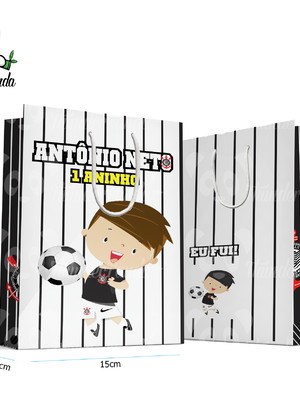 Sacolinha grande futebol personalizada